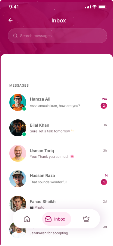 Inbox Messages